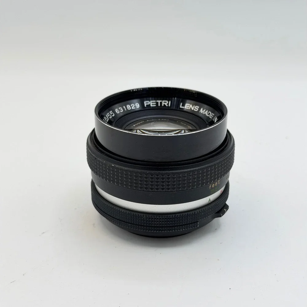 Petri CC Auto 55mm f1.8 Vintage Prime Lens Made in Japan 631829‎ Good Condition